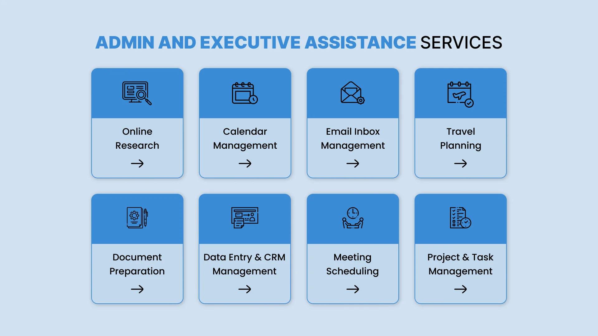 Admin and Executive Assistance Services