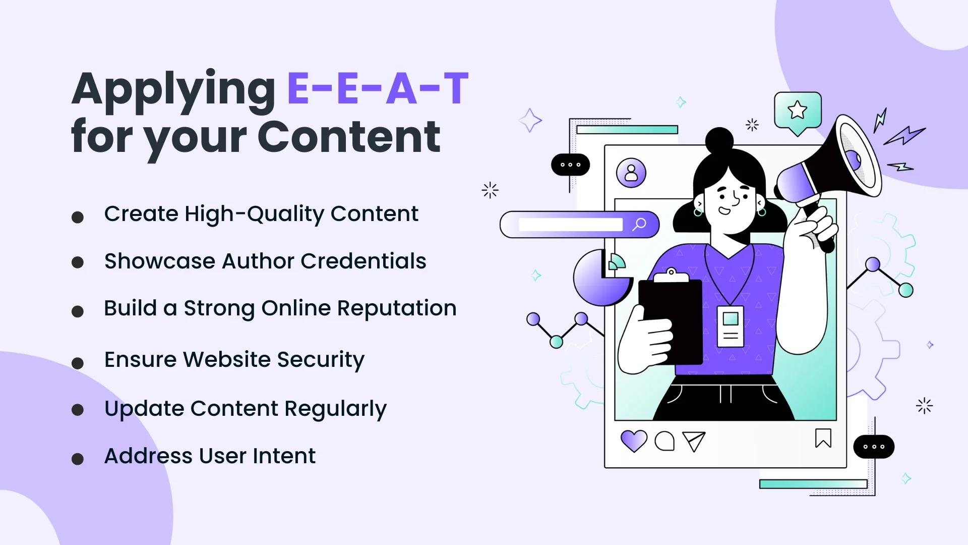 Applying E-E-A-T for your Content