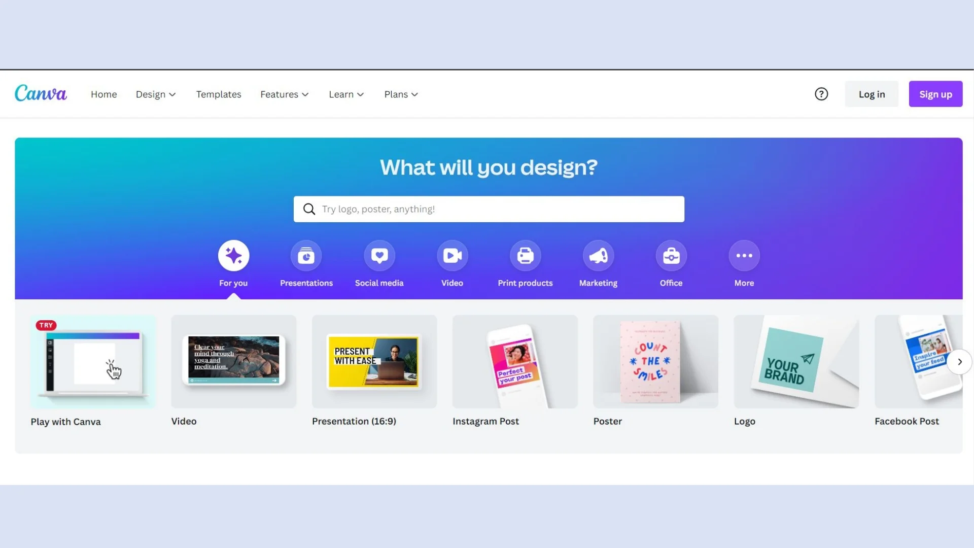 Canva for image generation