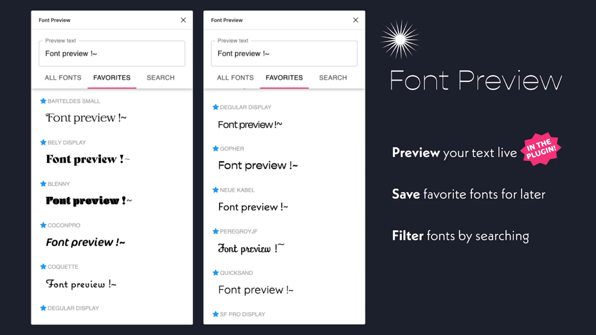 font preview