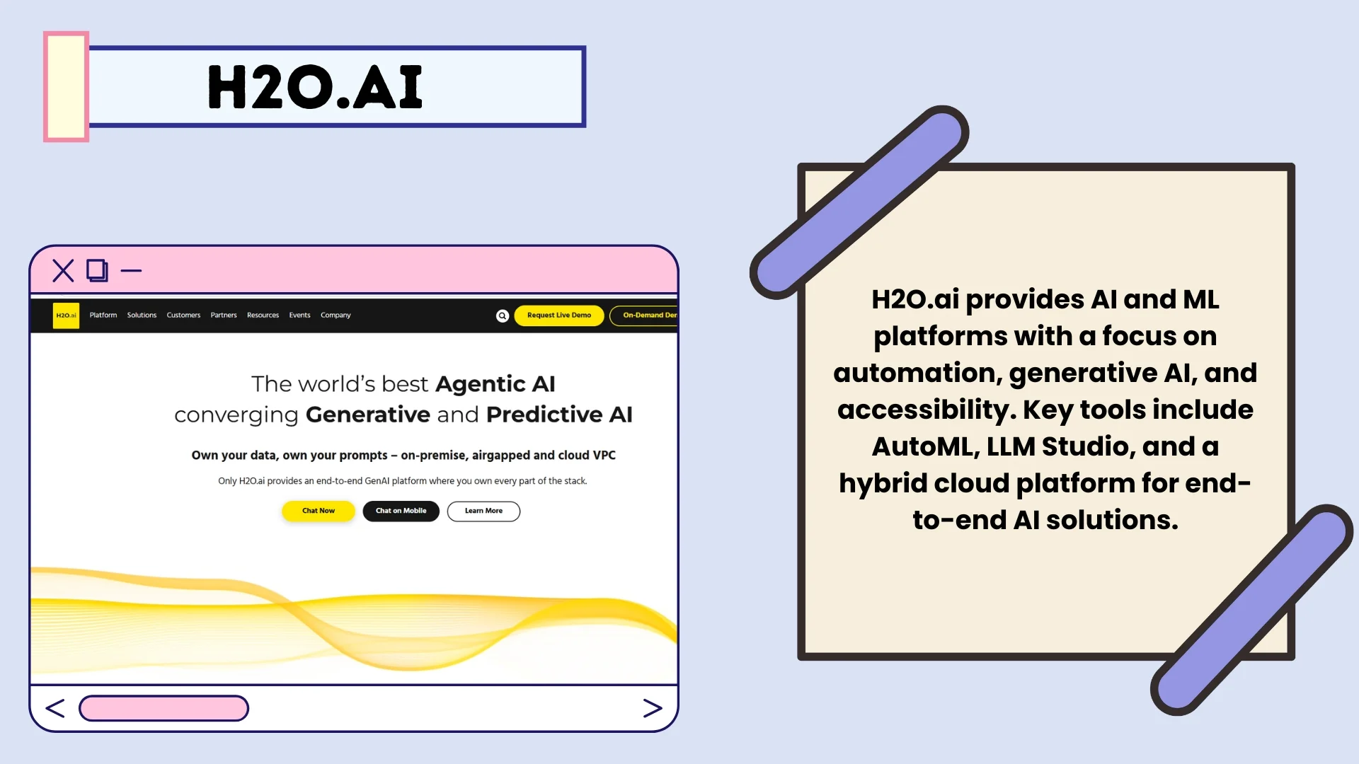 H2O.ai &ndash; AutoML + No-Code AI App Creator Software