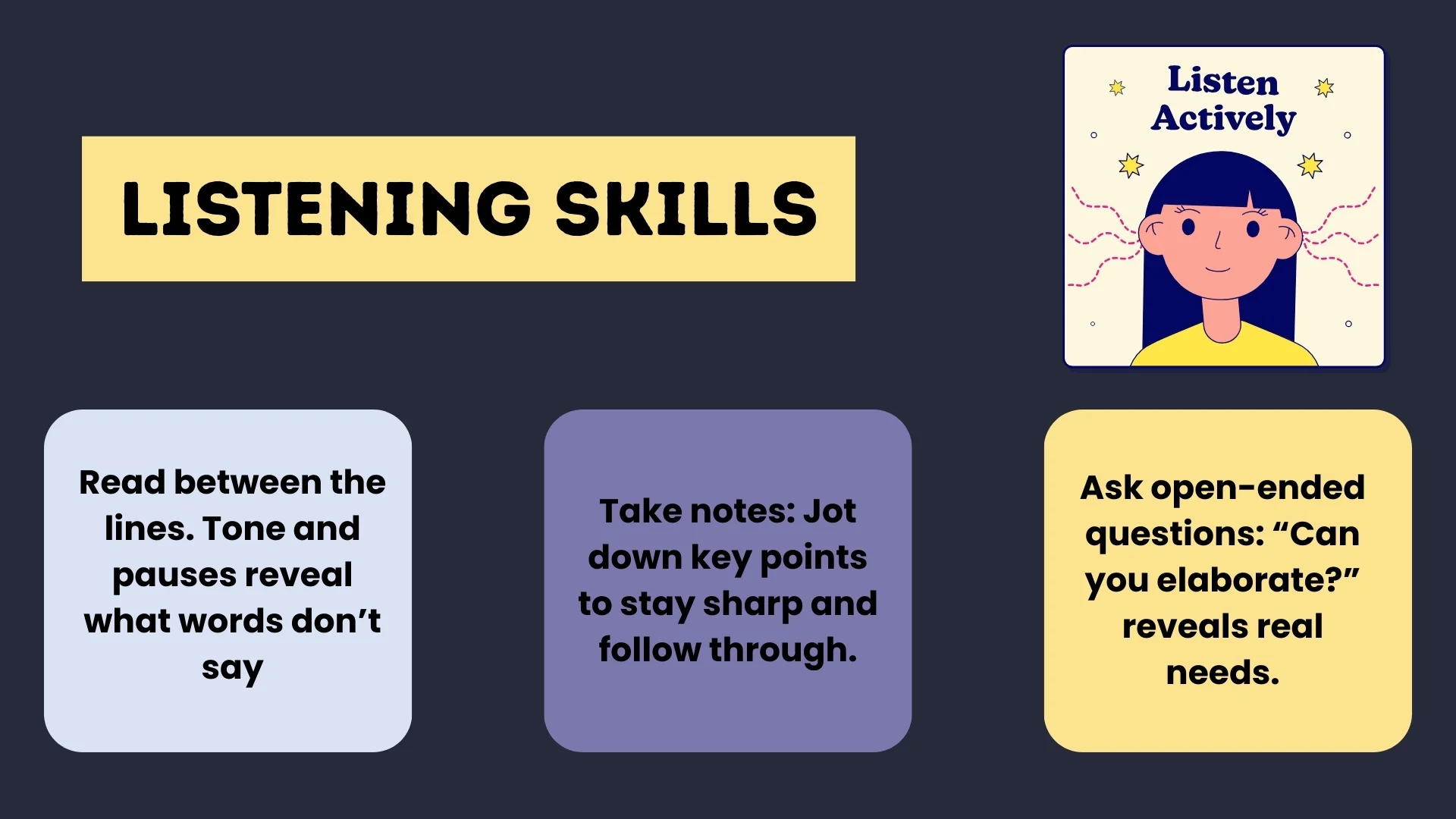 Listening Skills