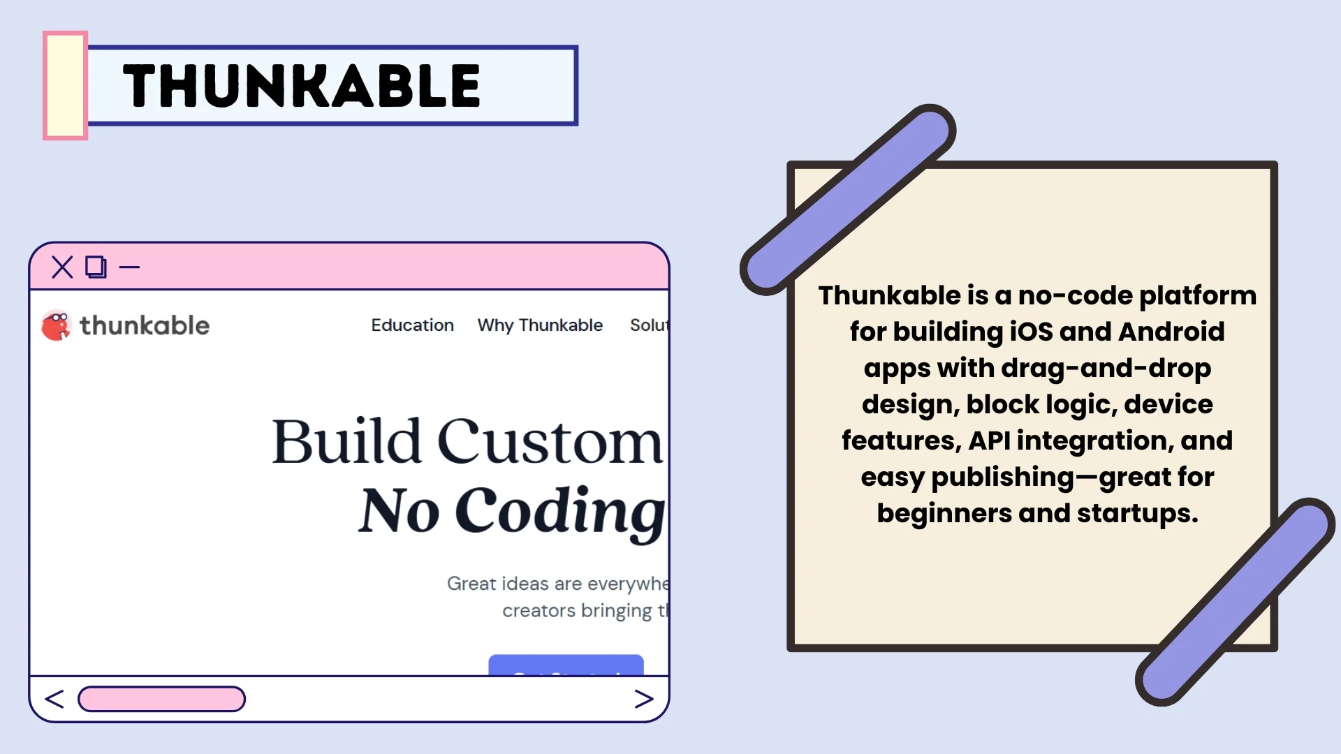 Thunkable &ndash; Beginner-Friendly AI App Creator