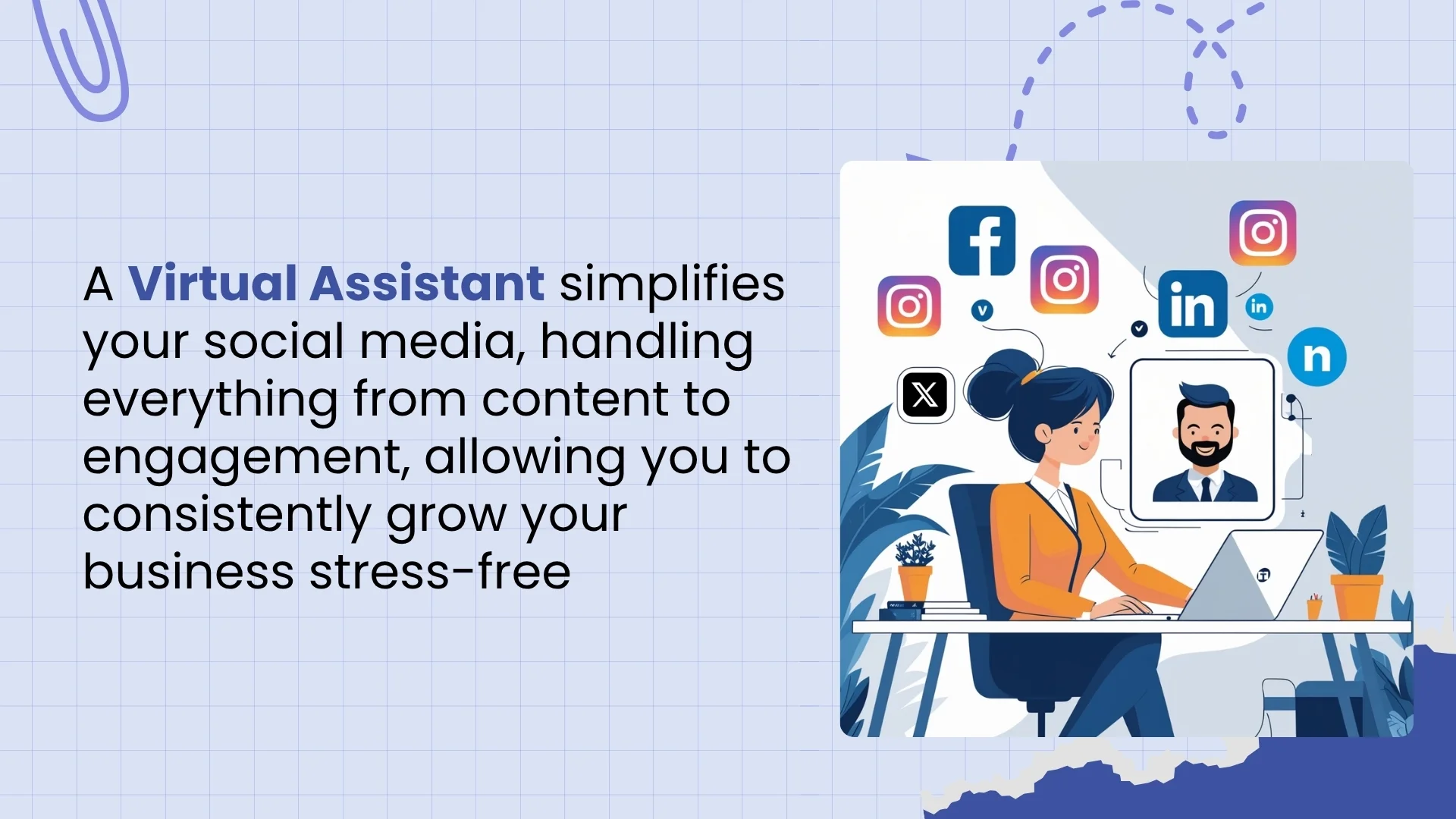 Virtual Assistant for Social Media