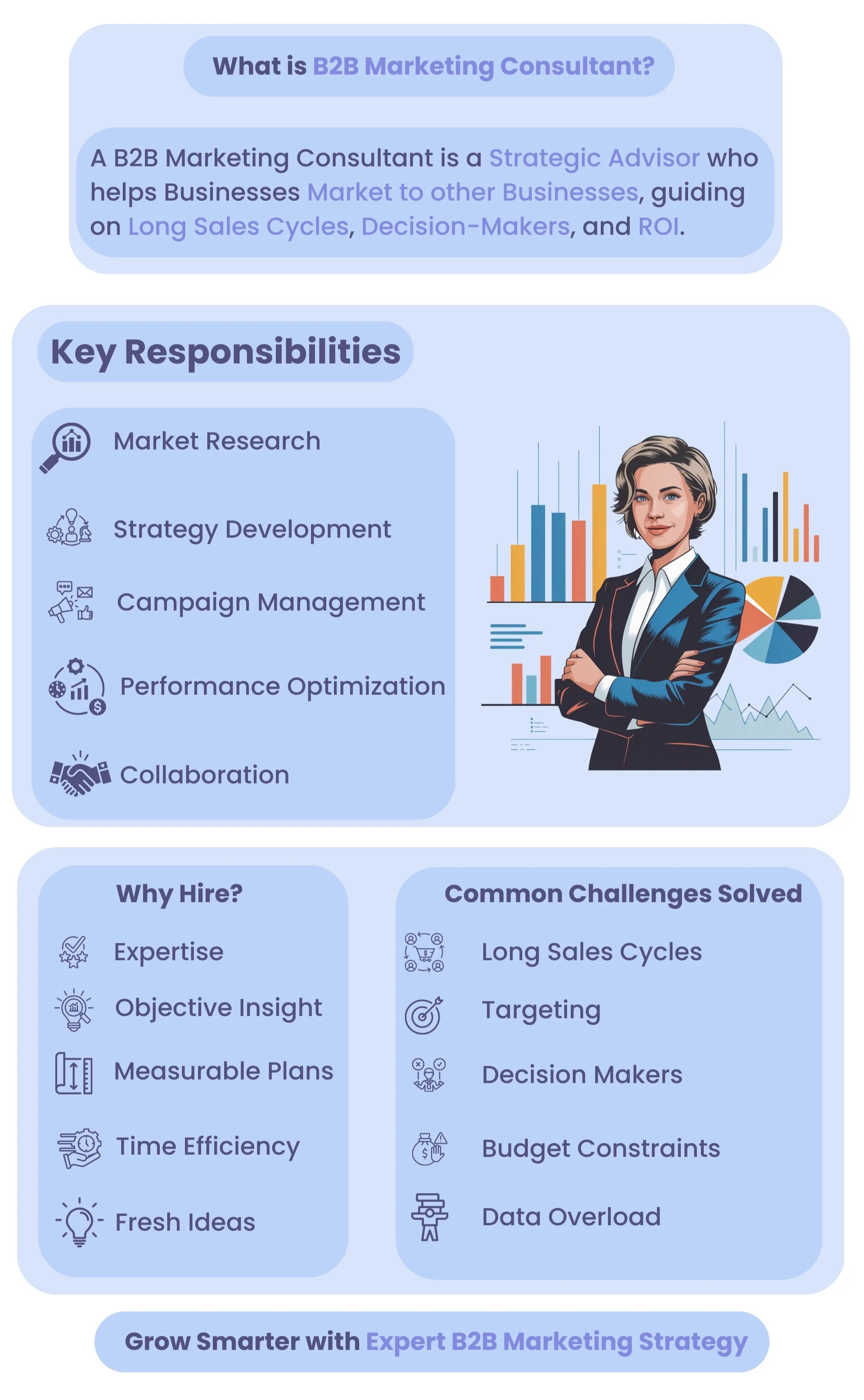 What is B2B Marketing Consultant Infographic
